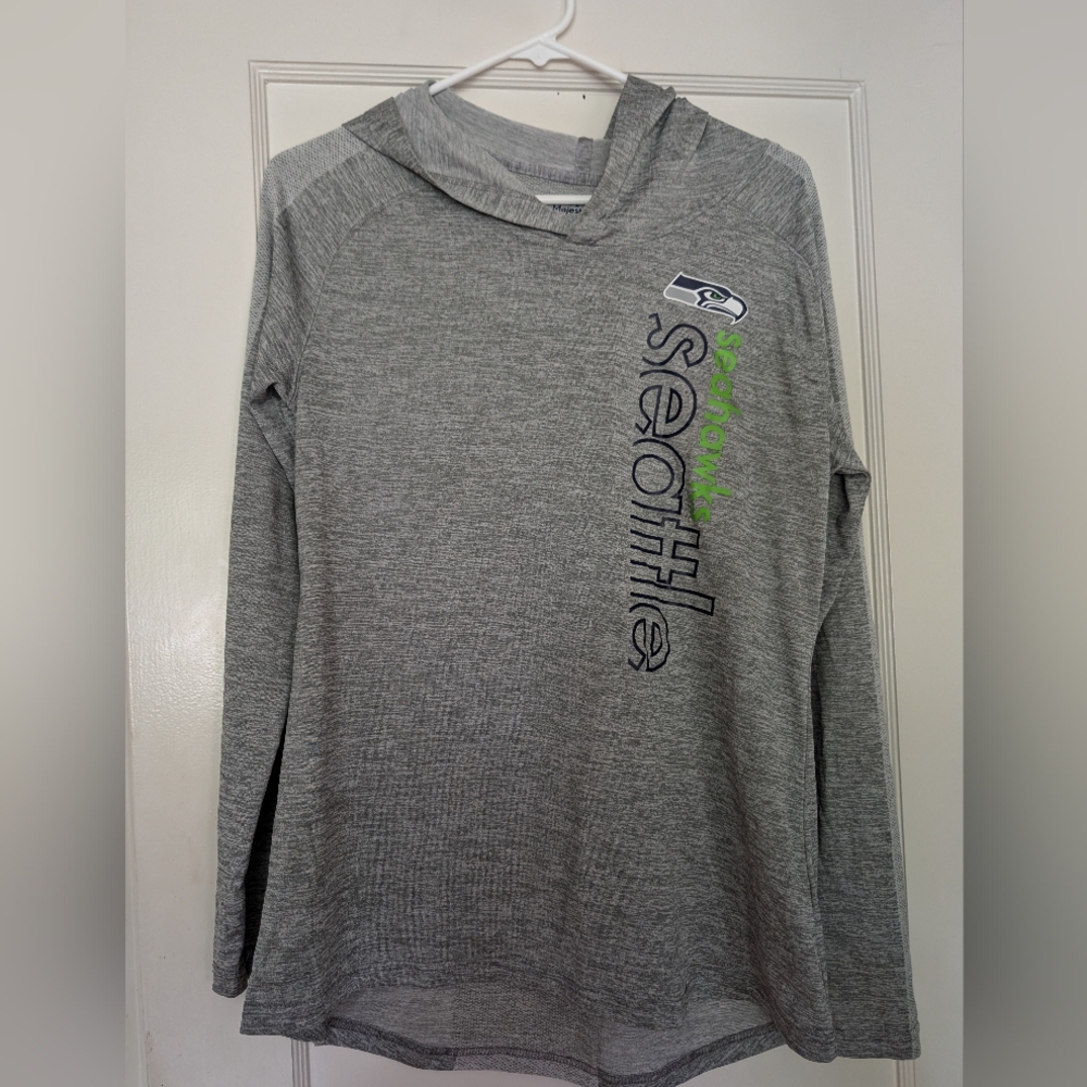 Seattle Seahawks lightweight workout hoodie size large